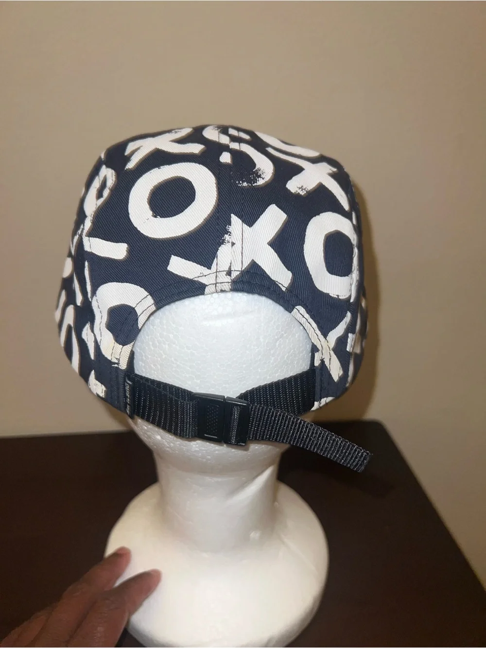 The Ouiet Life Los Angeles Navy Blue All Over Tic Tac Toe 5 Panel Ball Cap